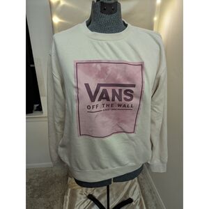 Vans Off The Wall Cream Sweatshirt